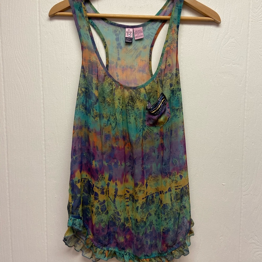 Multi color clot tank top